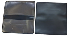 Black Vinyl Checkbook Cover Standard Top Stub 6- 1/4″ x 3-3/8″ New