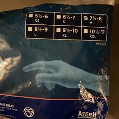 Ansell Microflex Gloves Elbow Length, Powder Free, Large, Pack of 100, # 93-243