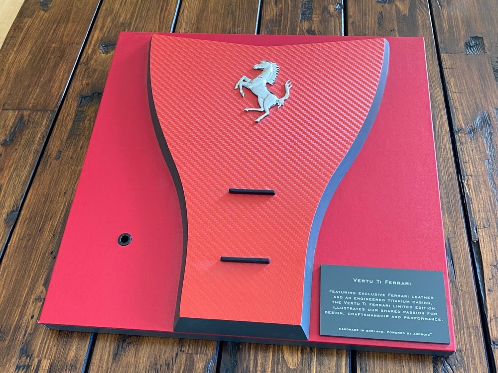 Genuine Vertu Ferrari Ti Dealer Display Once in a lifetime chance Super RARE