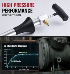 Rogvoc Oil Transfer Pump w/ Built-In Backflow Protection & 35.43in Hose