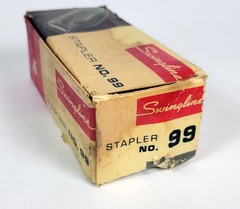 Vintage Grey Swingline Stapler #99 in Original Box w/Guarantee