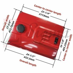 30L Fuel Tank with Bottom Vent for Predator 7250/9000Watt Non-Inverter Generator
