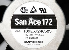 Sanyo Denki SanAce 172 DC 24V 2.3A Cooling Fan 109E5724C505