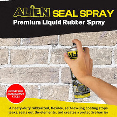 Waterproof Sealant Spray Clear Caulk 14 oz Liquid Rubber Seal Insulate Indoor