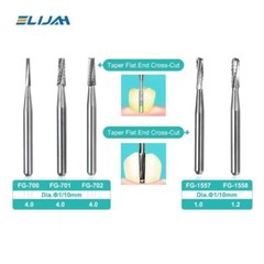 20 Types Dental Round Tungsten Carbide FG Bur For Surgical High Speed Handpiece