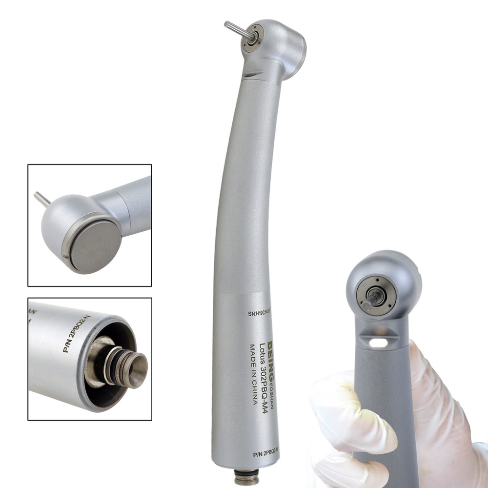 BEING Dental High Speed Turbine Handpiece Fiber Optic LED Coupling 4hole fit NSK