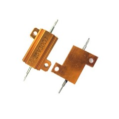 25W Watt High Power Gold Aluminum shell Wirewound Metal Resistor 0.01-5000Ω 1 PC