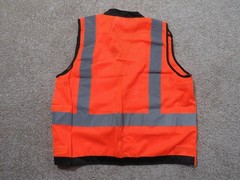 ORR HIGH VISIBILITY OANGE REFLECTIVE STRIPES SAFETY 1 VEST TYPE R CL 2 NOT FR R