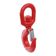 Locking Swivel Heavy Duty Lifting Hook 5T with Safety Latch & 360° Rotation