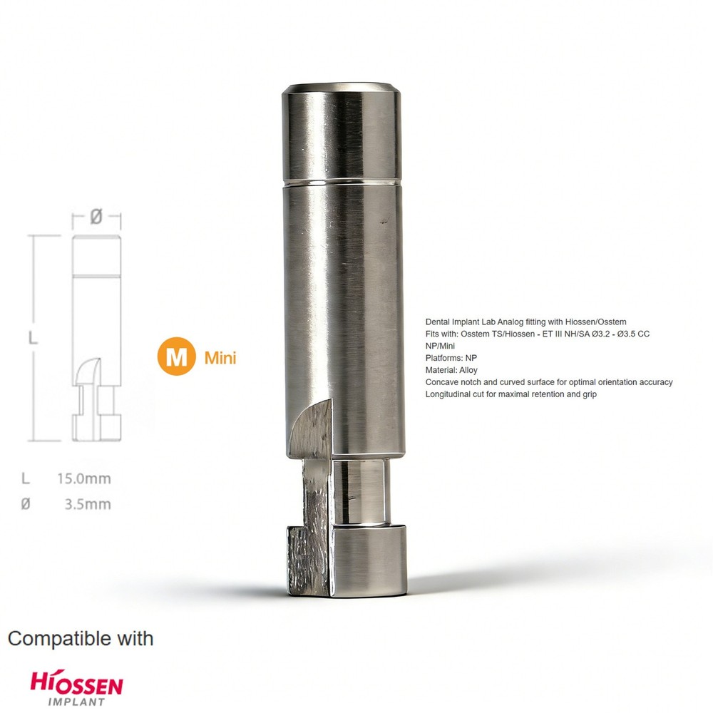 Dental Ti Abutment Healing Straight ZEST Locator Osstem Hiossen ET Lab Analog