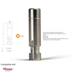Dental Ti Abutment Healing Straight ZEST Locator Osstem Hiossen ET Lab Analog