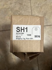 Manila Tags With String Hang Shipping Label Sizes 2-3/4” X 1-3/8” 1000 Count/Box