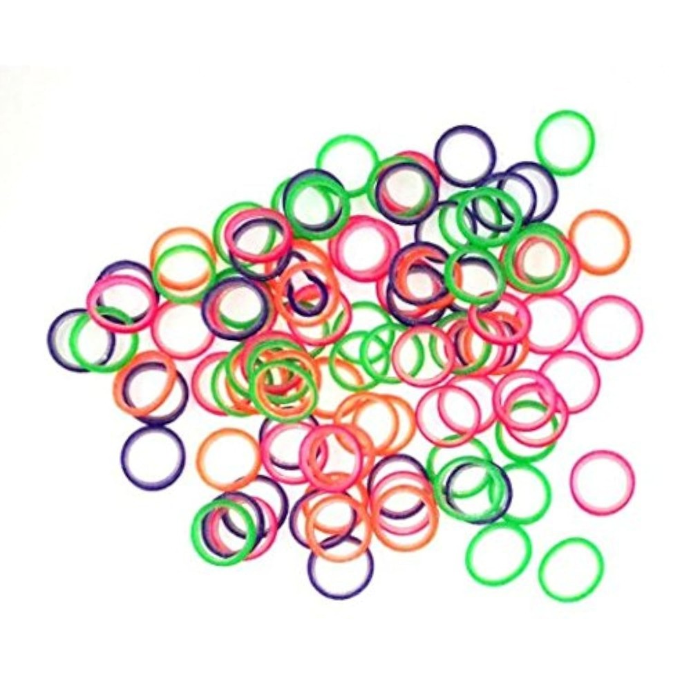 3/16 Inch Orthodontic Elastic Rubber Bands 3 x 300 Count (Pack of 1), Neon