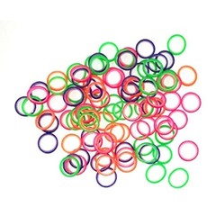 3/16 Inch Orthodontic Elastic Rubber Bands 3 x 300 Count (Pack of 1), Neon