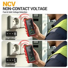 ANENG 683 Digital Multimeter True RMS 6000 Counts Touch Screen Rechargeable US