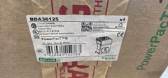 Square D BDA36125 125A 600Vac 3-Phase 3-Pole Circuit Breaker