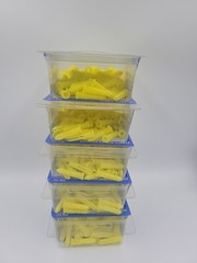 Everbilt Plastic Ribbed Anchors #4-#6 x 7/8 in For Drywall & Plaster 5 – 100 pk