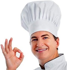 Stylish Adjustable Chef Hat for Adults – Perfect for Cooking and Baking, White