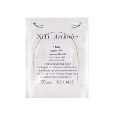 10 Packs Dental Orthodontic TMA Arch Wire Round Ovoid Round Upper/Lower 012-020