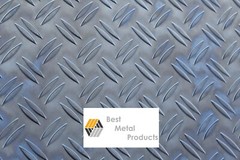 Aluminum Diamond Plate 3003-H22 .063 x 4 x 72 Second Choice Quality 0500106