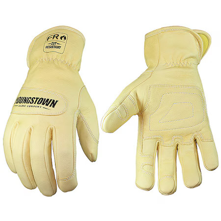 Youngstown Glove Co 12-3365-60 Small Goat Grain Leather, Arc Rated, S, Pr