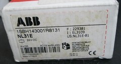 ABB NL31E Contactor Relay 24 VDC