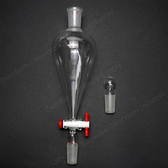 500ml Borosilicate Glass Separatory Funnel with PTFE Stopcock