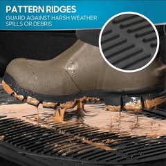 BDK ProLiner Car Floor Mats – Heavy Duty Rubber, Universal Fit, Black