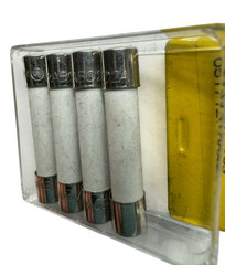 (Pack of 4) Bussmann ABC-2 Fuse, 2A, 448H, MIN. IR 100A 250VAC, IR 10kA 125VAC