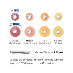 Dental finishing and polishing discs Bur mandrel CA2.35mm For Straight Handpiece