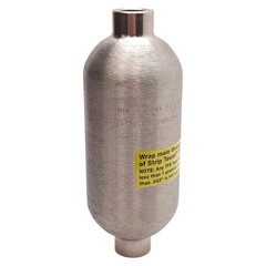 Swagelok 304L-HDF4-150 DOT-Compliant Sample Cylinder, 150cm³, 1800psig, 304L SS