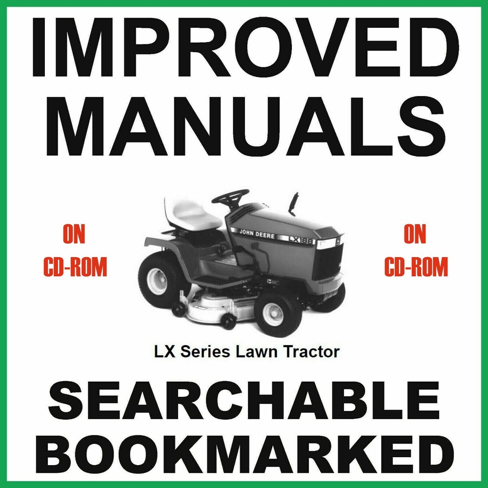 John Deere LX172 LX173 LX176 LX178 LX186 LX188 SERVICE Technical MANUAL – TM1492