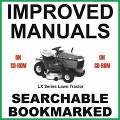 John Deere LX172 LX173 LX176 LX178 LX186 LX188 SERVICE Technical MANUAL – TM1492