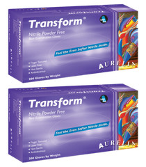 Nitrile Gloves Powder Free Transblue Aurelia Transform 200Pcs (SPECIAL PRICE!!)
