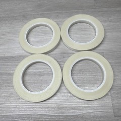 Lot Of 4 Rolls Thermon FT-1H-33 Heat Tracing Fiberglass Fixing Tape, 1/2” Wide