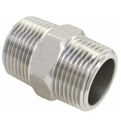 2x NPT Stainless Steel Nipple Male to Male Fittings 1/8″ 1/4 3/8 1/2 3/4 1″ C279