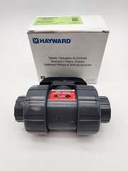Hayward TB1075STZ 3/4″ PVC True Union Ball Valve w/ FPM O-Rings, Socket/Threaded