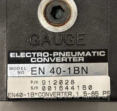 NOS Genuine Nexen Model EN40-1BN 912028 Electro- Pneumatic Converter, 1.5-85 PSI