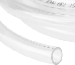 5ft Clear Vinyl PVC Tubing – Flexible & Chemical Resistant 1/2″ ID Hose