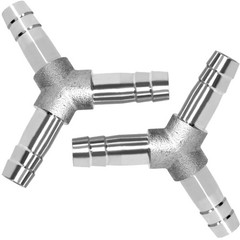 Stainless Steel 5/16″ Hose Barb 3 Way Y Shaped Union Home Brew Fitting (Pack …