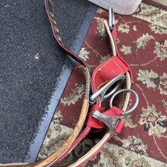 Climb Right Spyder MFG Climbing Saddle Lanyard Kit Weaver Leather Pads 1030