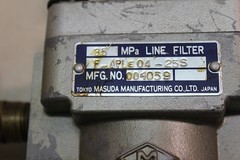 MASUDA 35 Mpa LINE FILTER F-APLE04-25S