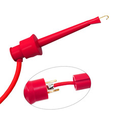 5/10/15PCS 4mm 3.3FT Stackable Banana Plug To Test Wire Hook Clip Test Leads HOT