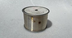 SIZE .016″ / .40mm Beryllium Copper spring wire SILVER COATED C17200 45 FEET