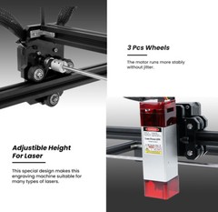 40*40cm 40W DIY Laser Engraving Machine Printer Cutting Wood Router Desktop