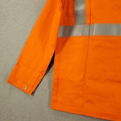New FR Welding Jacket Small Reflective Stripes Flame Resistant 30″ Weldlite