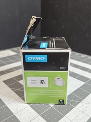 Genuine DYMO 30857 LW Large White NAME BADGE Labels 2 1/2 x 4″250 per roll TP2