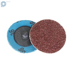 2″ Roll Lock Die Grinder 36 60 80 120 240 Grit Quick Change Sanding Disc 51 Pcs