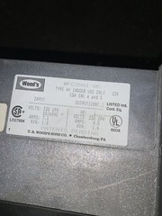Woods Drive, WFC2001-0C, Free Shipping To Lower 48, For Parts Only No Warranty