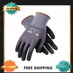 Seamless Knit Nylon Gloves with Nitrile Coat and Micro Foam Grip